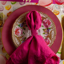 Load image into Gallery viewer, Fuchsia Cotton Fringe Napkin, Set of 4
