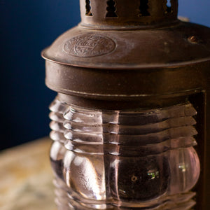 Triplex Brass Electric Lantern