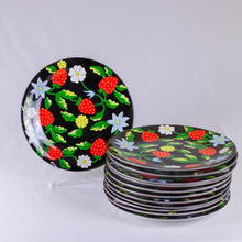Load image into Gallery viewer, Vintage Bergdorf Goodman Hand Painted Italian Strawberry Plates
