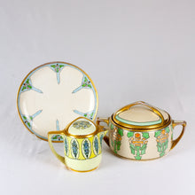 Load image into Gallery viewer, Rosenthal Donatello Hand-Painted Art Deco Covered Dish
