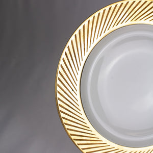 Jean Luce Etched Gold Luncheon Plates
