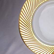 Load image into Gallery viewer, Jean Luce Etched Gold Dinner Plates
