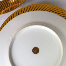 Load image into Gallery viewer, Jean Luce Etched Gold Dinner Plates
