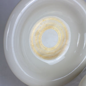 Jean Luce Gold Waves Circle B&B, Salad & Dinner Plates