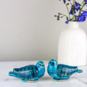 Pair of Vintage Persian Birds