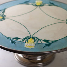Load image into Gallery viewer, Art Nouveau Footed Cake Platter
