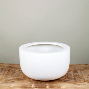 Sunny Planter- Matte White