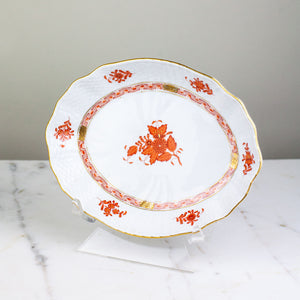 Herend Hungary Porcelain Oval Dish