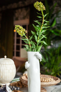 Porcelain Vase With Birds, tall