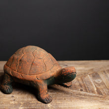 Load image into Gallery viewer, Vintage Terracotta Turtle Garden Sculpture
