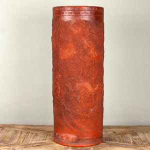 Japanese Redware Umbrella Stand