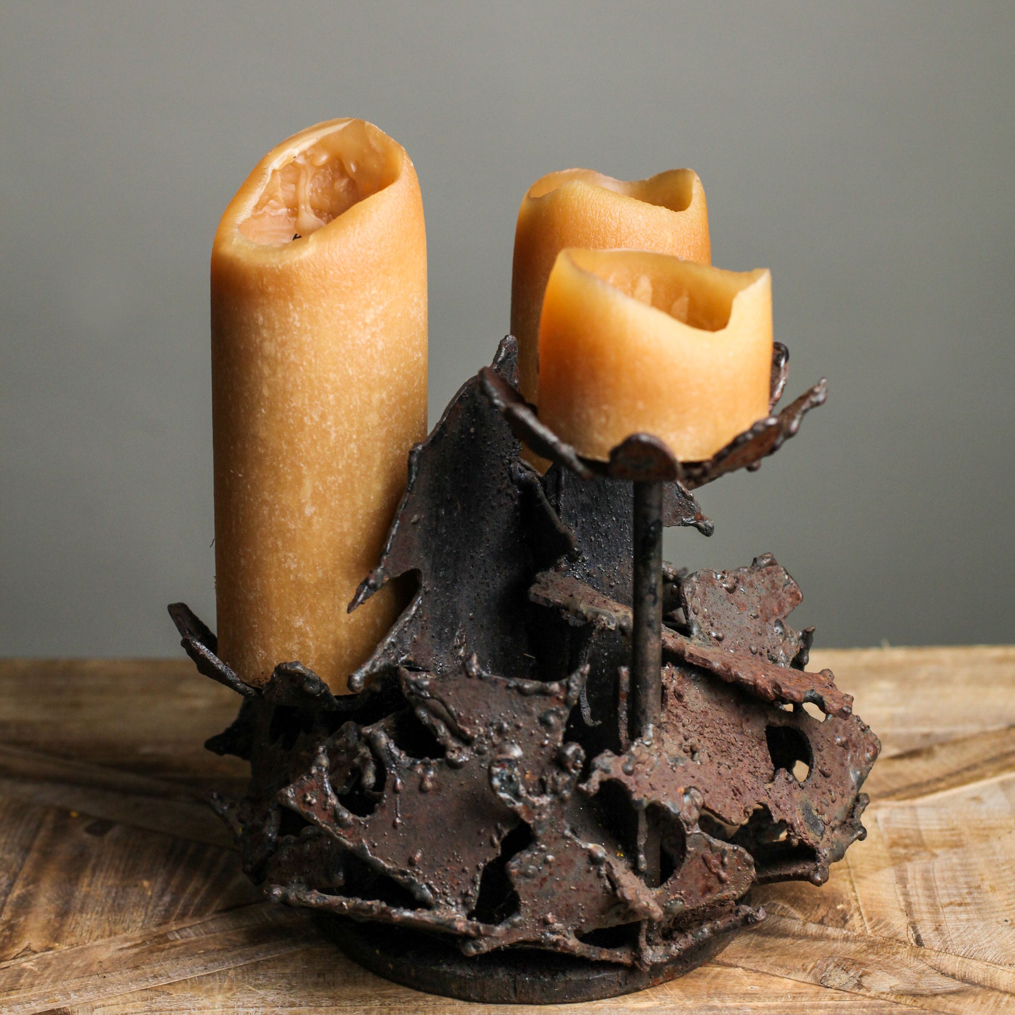 Max Wasserman Iron Floral Sculpture