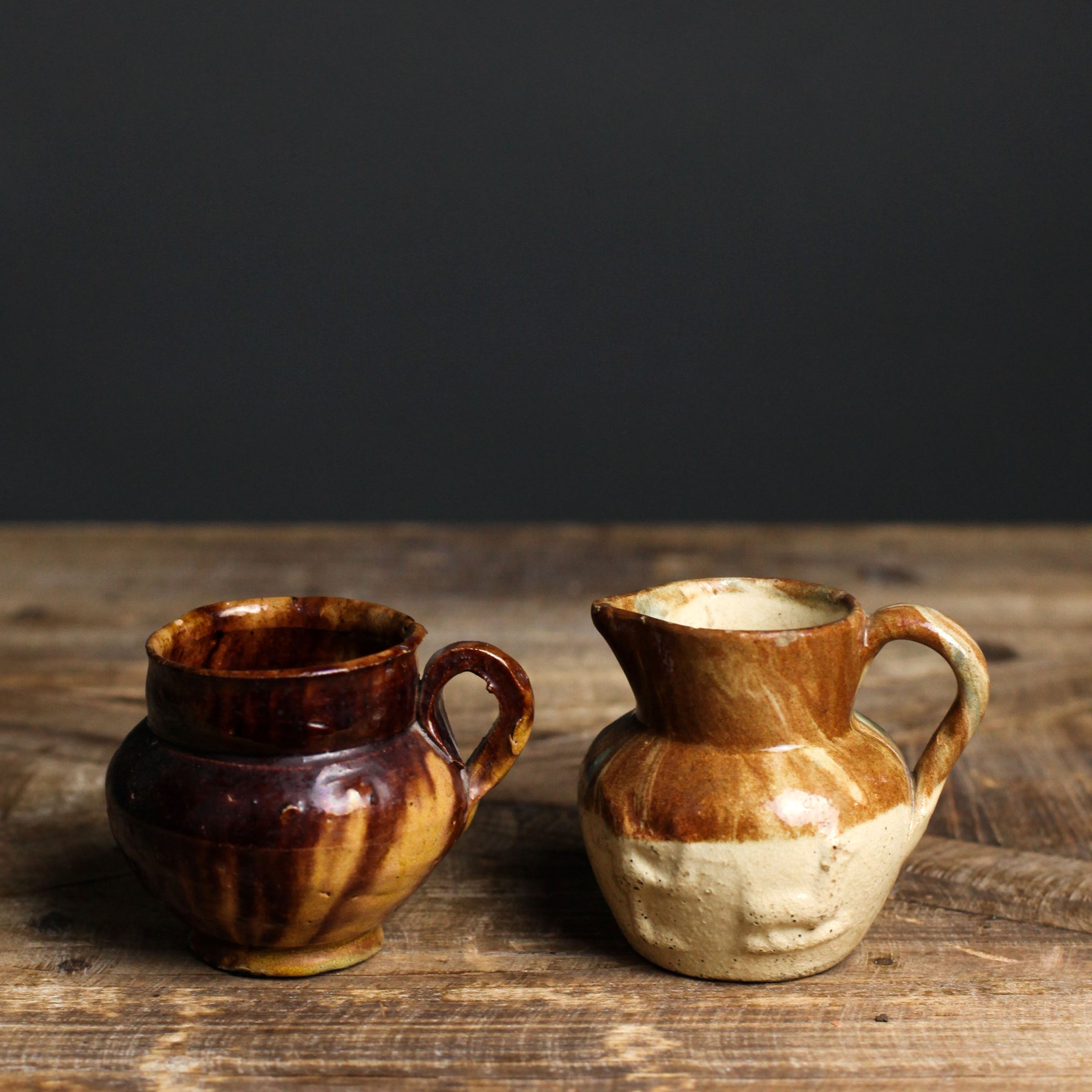 Vintage French Cream and Sugar Set