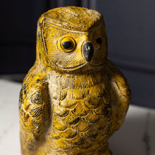 Load image into Gallery viewer, Hand-Painted Vintage Owl
