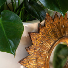 Load image into Gallery viewer, Vintage French Starburst Plaster Mirror
