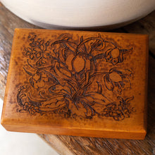Load image into Gallery viewer, Antique Dutch Pyrography Trinket Box
