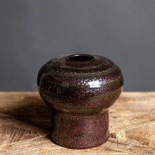 Load image into Gallery viewer, Ikebana Vase, Glazed Dark
