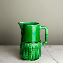 Load image into Gallery viewer, Vintage Sarreguemines Green Pitcher
