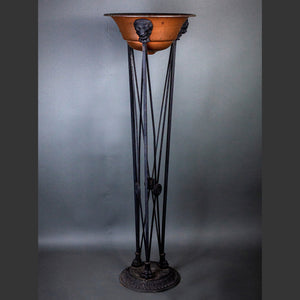 Neoclassical Style Iron and Copper Planter