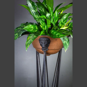 Neoclassical Style Iron and Copper Planter