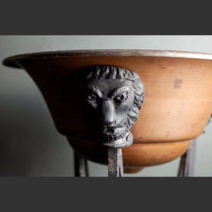 Neoclassical Style Iron and Copper Planter