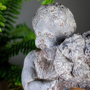 Lead Garden Cherub