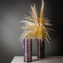 Load image into Gallery viewer, Holland Resin Vase in Smoke
